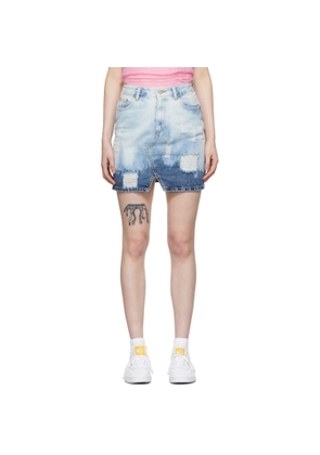 SJYP Blue Denim Mini Skirt