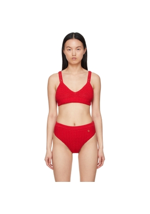 RECTO Red Cotton Bikini
