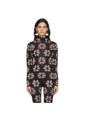 Rabanne SSENSE Exclusive Black & Multicolor Jacquard Knit Capsule Sweater