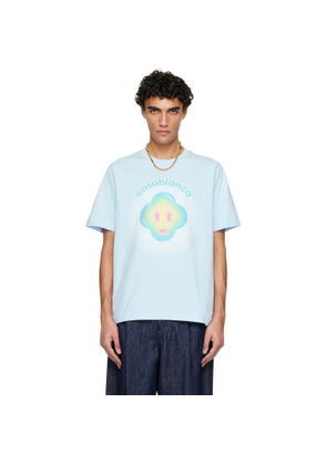 Casablanca Blue Airbrush Smiley Classic T-shirt