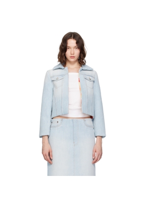 Acne Studios Blue Padded Denim Jacket