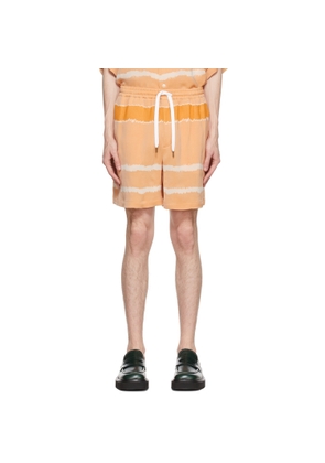 CMMN SWDN Orange Enzo Shorts
