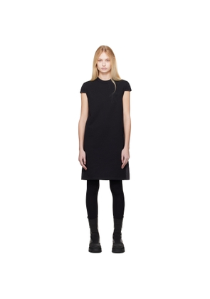 Moncler Black Knife Pleat Minidress