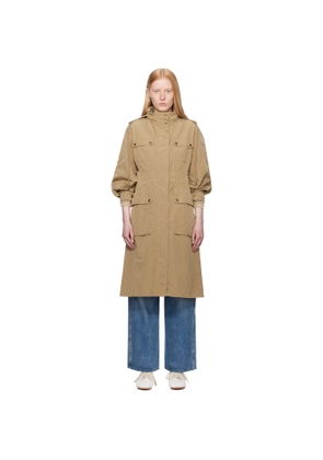 Moncler Tan Nantes Parka Coat