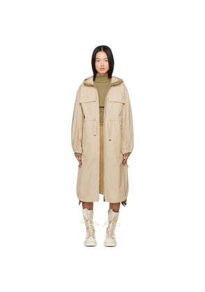 Moncler Beige Peronne Long Coat