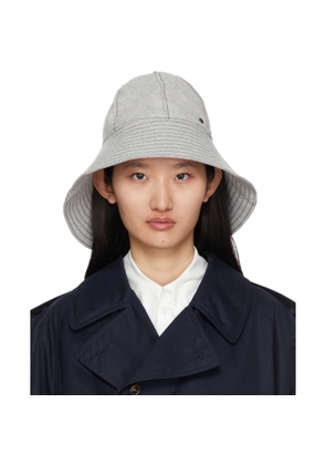 Maison Michel Grey Wool Julianne Hat