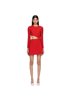 Valentino Red Cutout Minidress