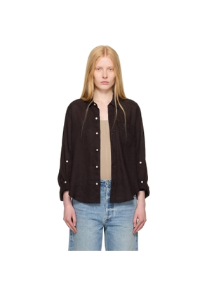 Citizens of Humanity Brown Kayla Shirt