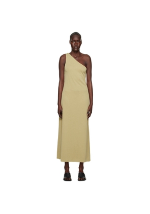THIRD FORM Khaki Form One Shoulder Midi Dress