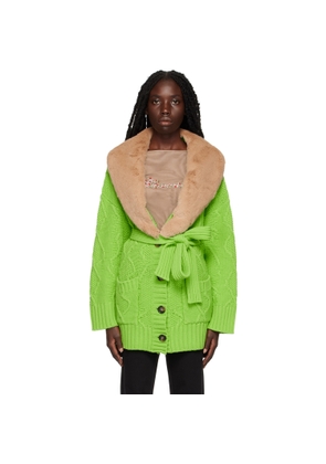 Blumarine Green Heavy Jacket