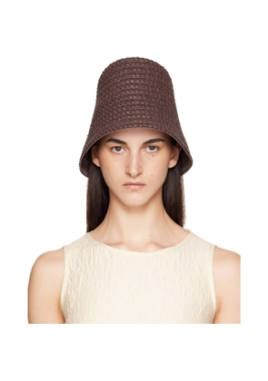 Max Mara Brown Wainer Beach Hat