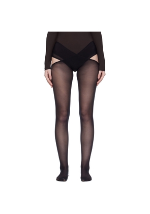 Wolford Black Individual 12 Stay-Hip Tights