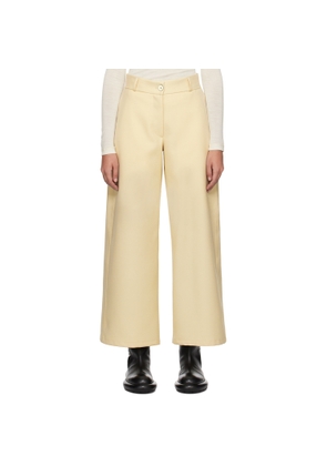 Jil Sander Yellow Relaxed-Fit Trousers
