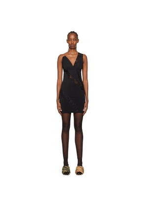 VAILLANT Black Fitted Minidress