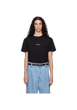 Maison Margiela Black Distorted Logo T-Shirt