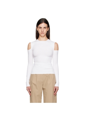 Max Mara White Vik Top