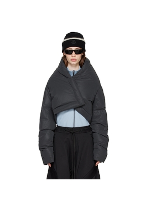 Templa Black Wrap Down Jacket