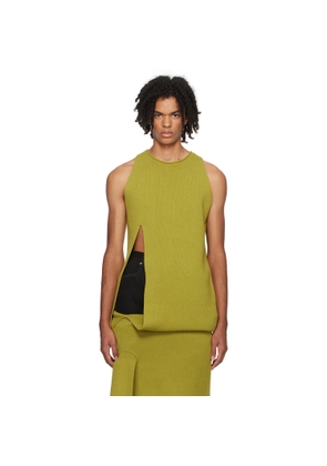 Rick Owens Yellow Banana Vest