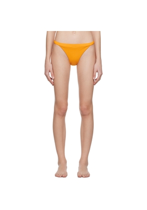 Nanushka Orange High-Cut Bikini Bottoms