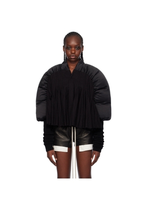 Rick Owens Black Duvetessa Down Jacket