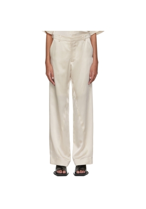 Bianca Saunders Off-White Benz Trousers