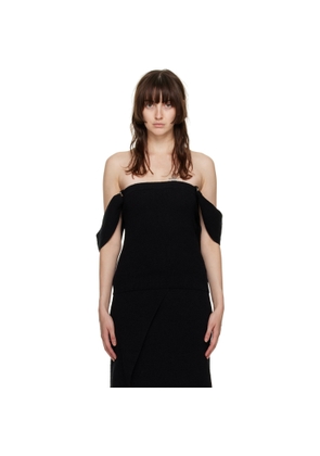 Nanushka Black Faya Tank Top