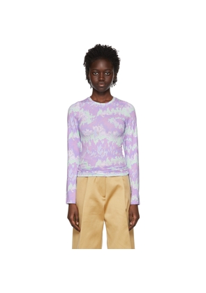 Rokh Purple Polyester T-Shirt