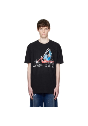 COÛT DE LA LIBERTÉ Black Freddy Chopper Cout Rider T-shirt