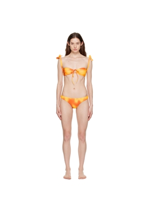 GUIZIO SSENSE Exclusive Yellow & Orange Mona Bikini