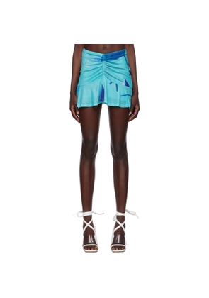 Miaou Blue Alva Miniskirt