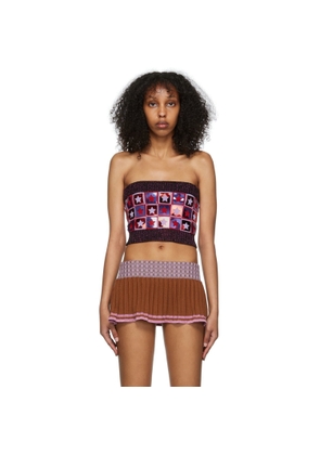 ANDREJ GRONAU SSENSE Exclusive Red Merino Wool Camisole