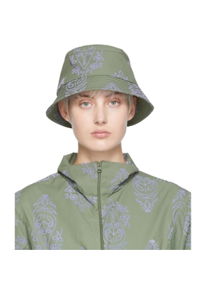 paria /FARZANEH Green Flock Bucket Hat