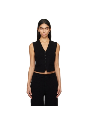Guest in Residence Black Tailored Vest