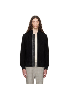 BOSS Black Regular-Fit Suede Jacket