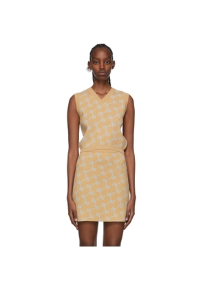 Rokh Beige Viscose Vest