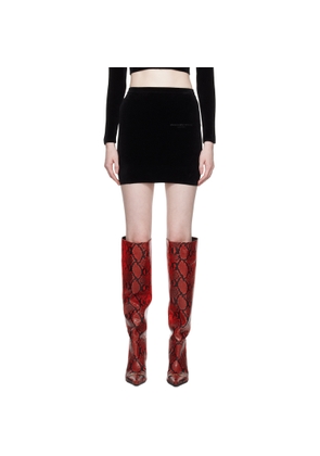 alexanderwang.t Black Bonded Miniskirt