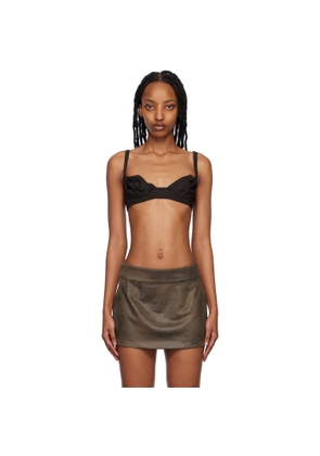 Maximilian Davis Brown Sade Bra