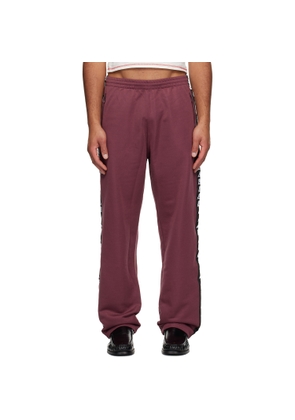 Carne Bollente Burgundy Make You Wet Sweatpants