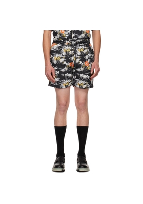 RTA Black Clyde Shorts