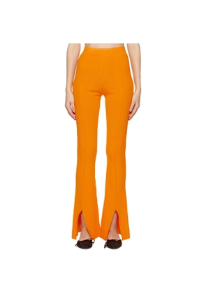 Nanushka Orange Lette Lounge Pants