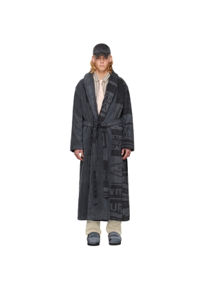 Tommy Jeans x Martine Rose Black Jacquard Coat