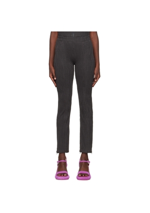 Eckhaus Latta Gray Sliced Trousers