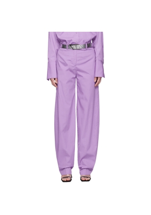 The Attico Purple Jagger Trousers