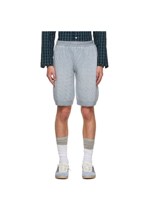Meryll Rogge Blue Drawstring Shorts