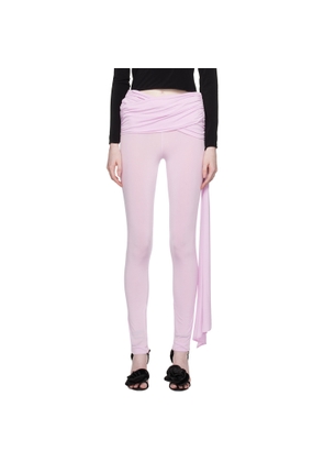 Magda Butrym Pink Layered Leggings