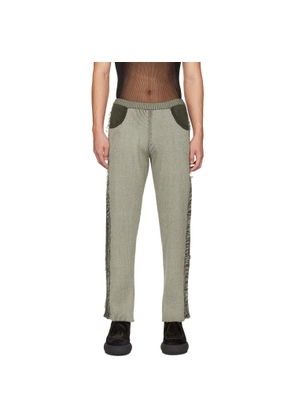 khanh brice nguyen SSENSE Exclusive Green Lounge Pants