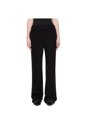 Ottolinger Black Knit Sweat Lounge Pants