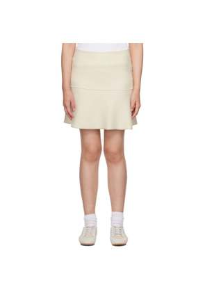 LISA YANG Off-White 'The Noa' Miniskirt