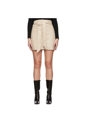 Nanushka Beige Meda Miniskirt