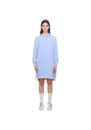 J6 Blue Jacquard Midi Dress